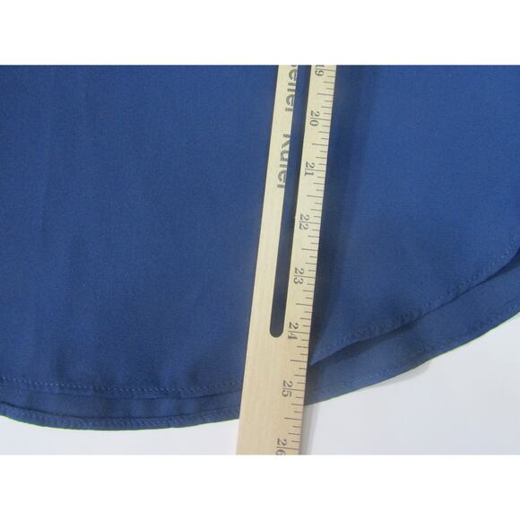 Abbeline Top Womens Medium Blue Whimsical Fairy Bell Sleeve Minimalist Neutral - Picture 8 of 8